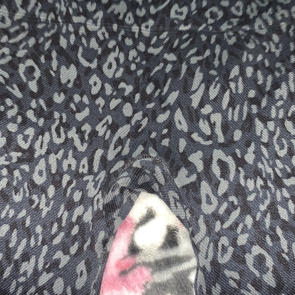 Spanx look at me now grey blue leopard leggings - Picture 4 of 5